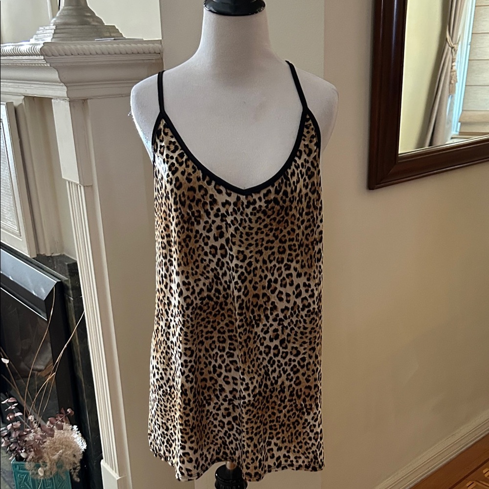 Caren Sport Leopard Print Chemise